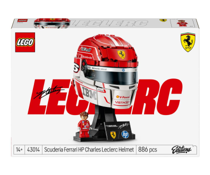 Klocki LEGO® LEGO EDITIONS 43014 Kask Charles Leclerc Scuderia Ferrari HP